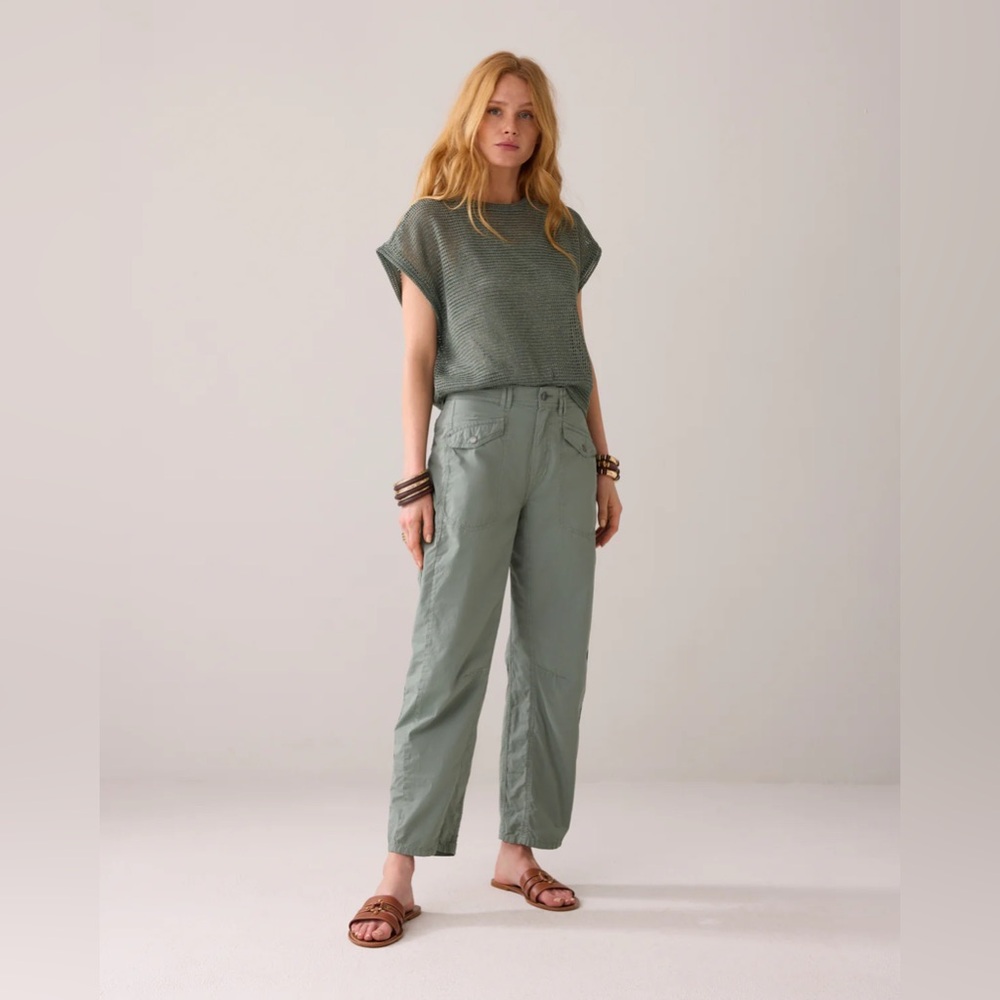 SUMMUM - CRISPY COCOON-FIT TROUSERS